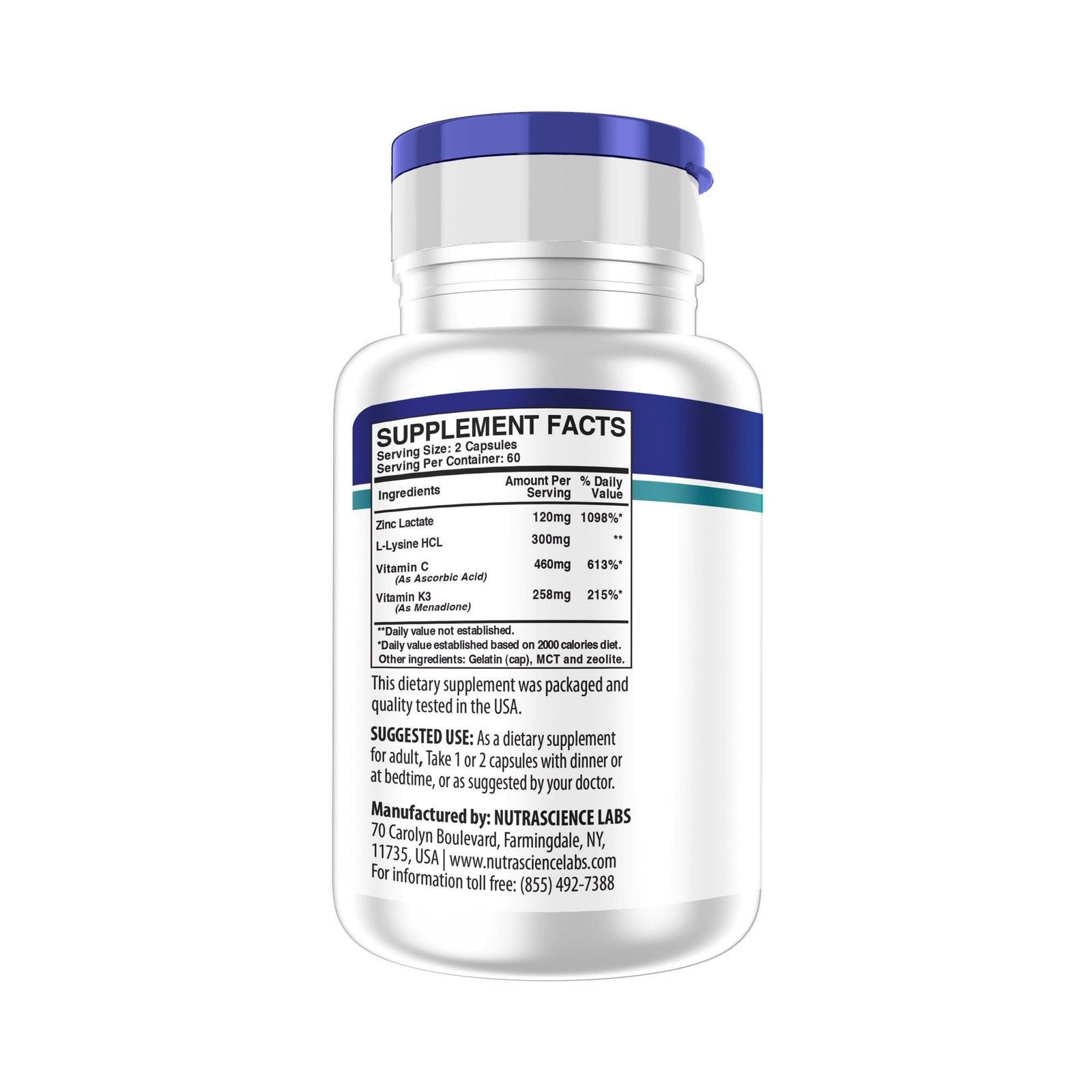 Vitamina C + Zinc QHealth - Imagen 5