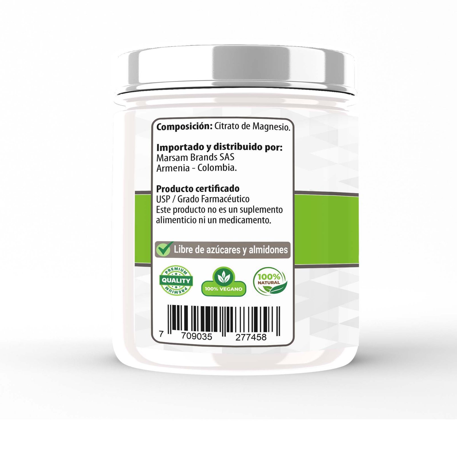 Citrato de Magnesio Polvo 450g - Imagen 3