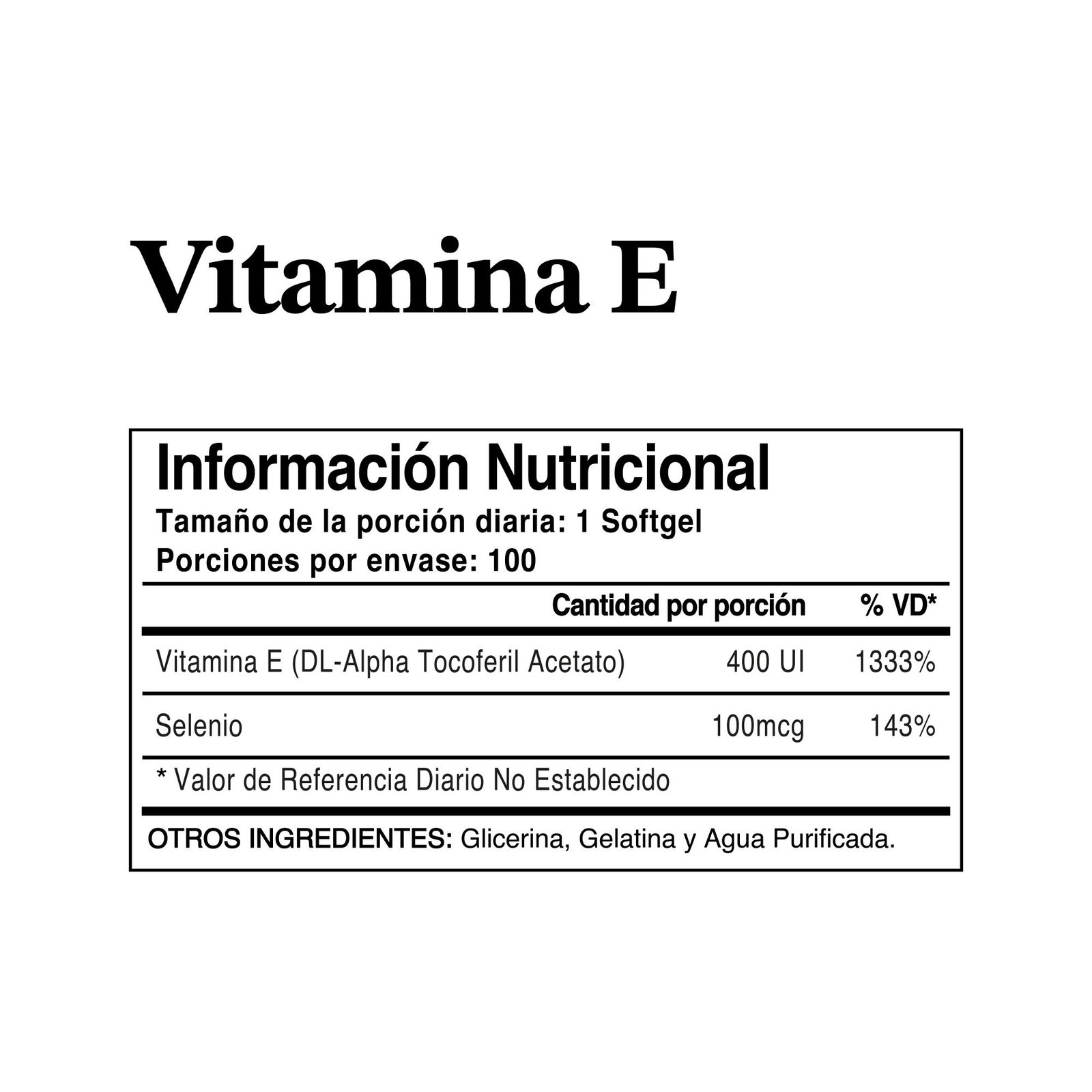Vitamina E + Selenio Xtralife - Imagen 2