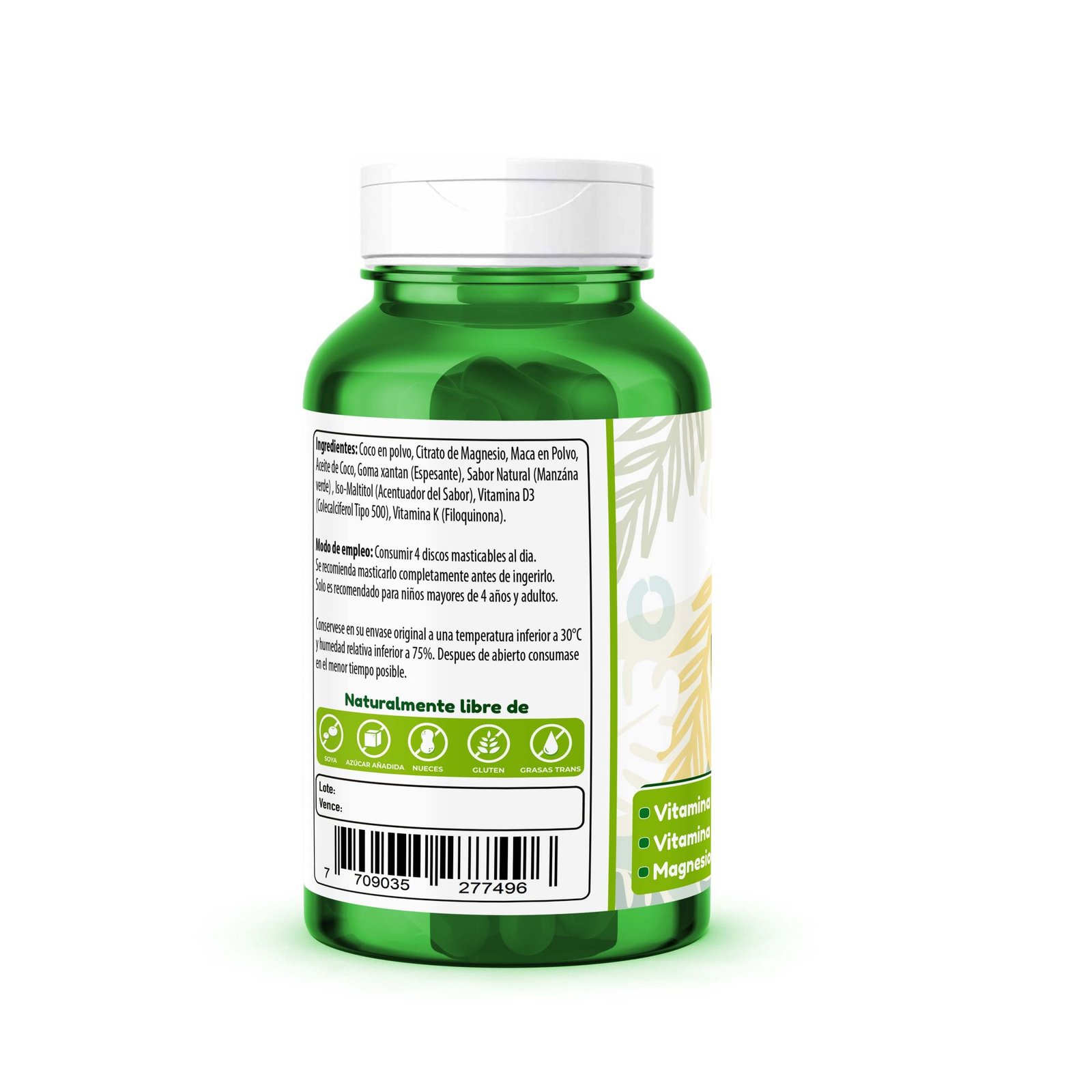 Magnesio + Vitamina D3 + K - Imagen 2
