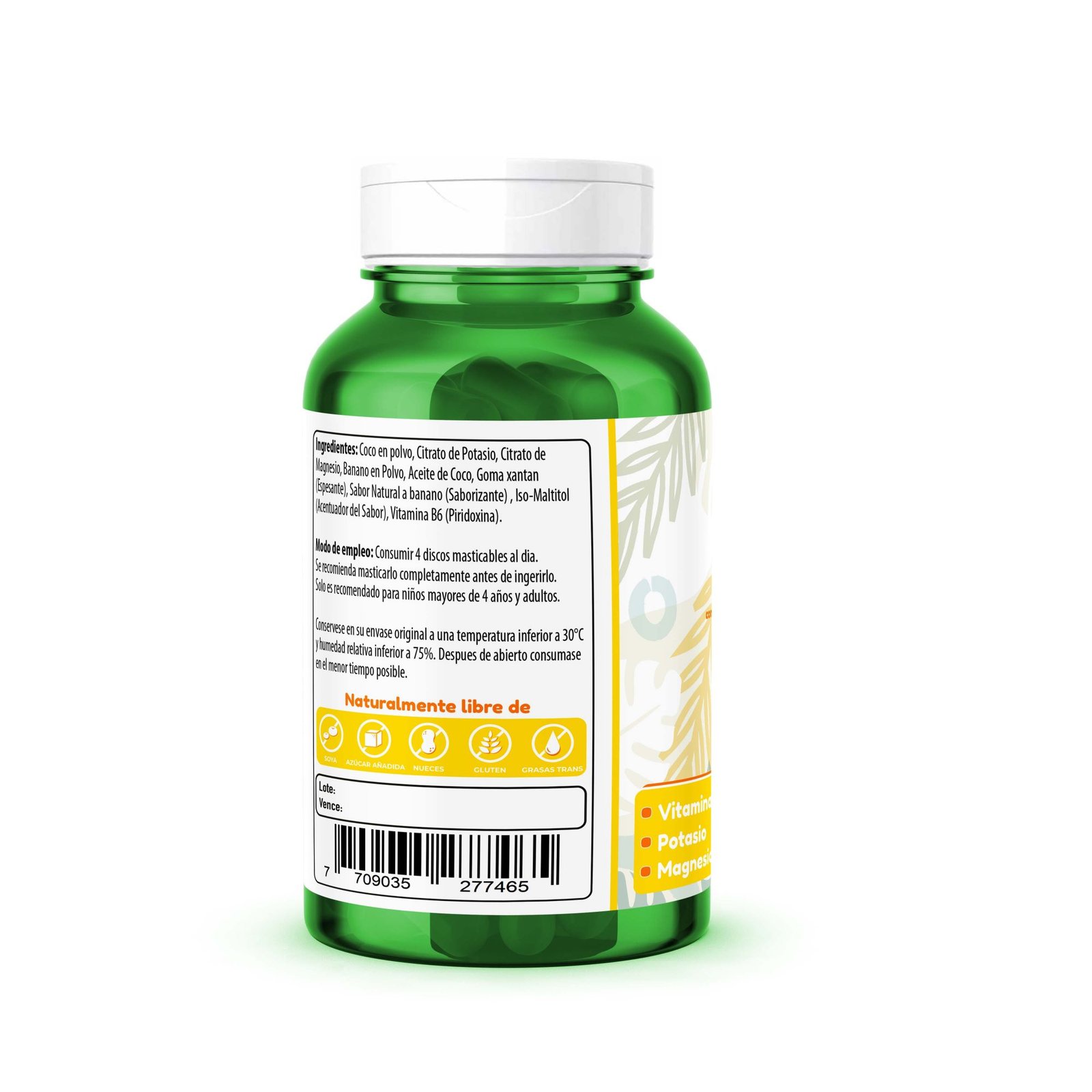 Potasio + Magnesio + Vitamina B6 - Imagen 3