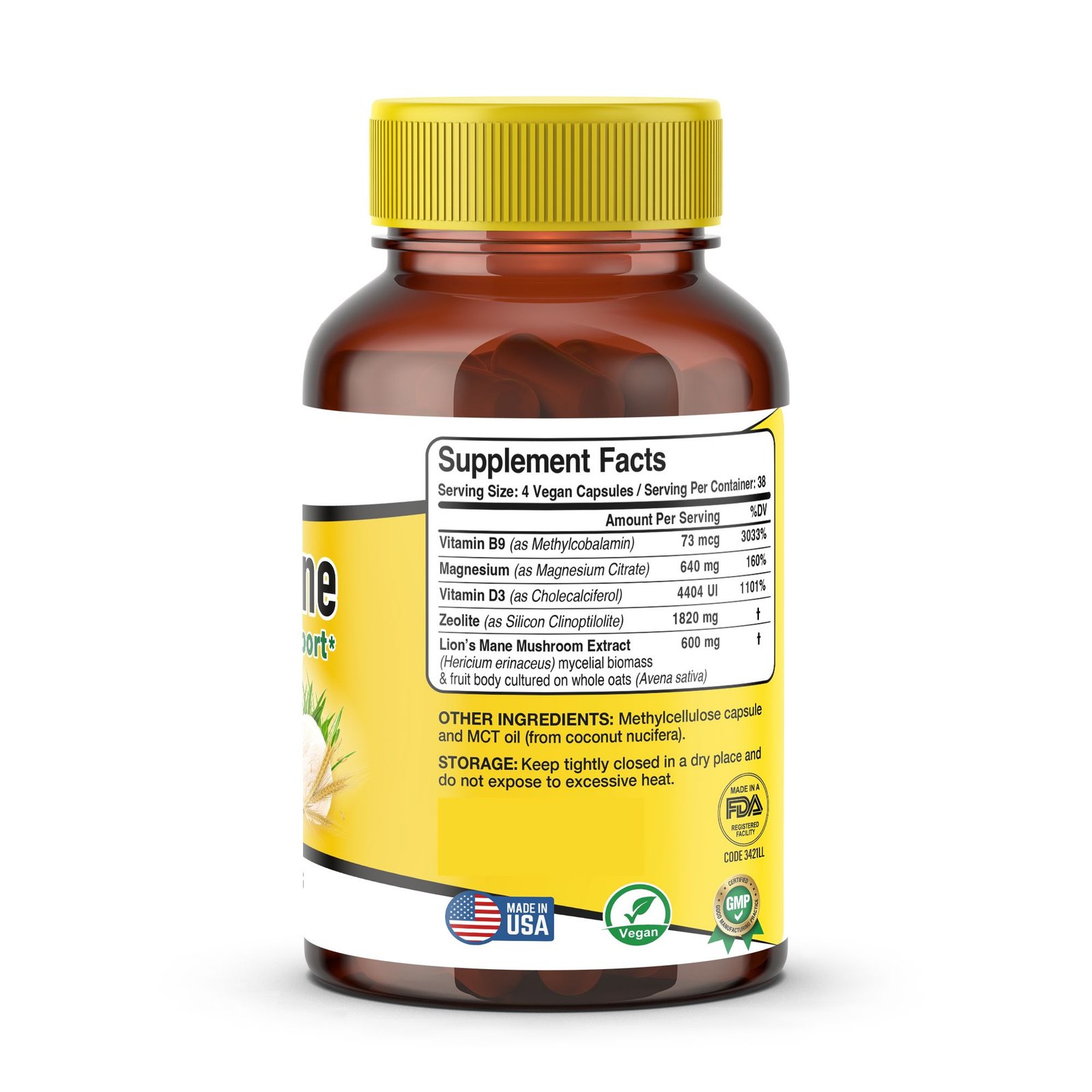 Melena de león 600mg - Imagen 4